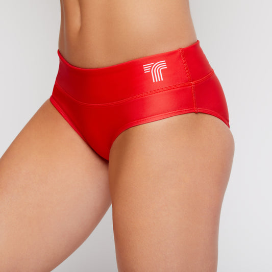 Ruby Red RACE KIT Crop top + Hipster
