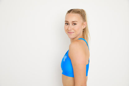 Electric Blue Crop Top